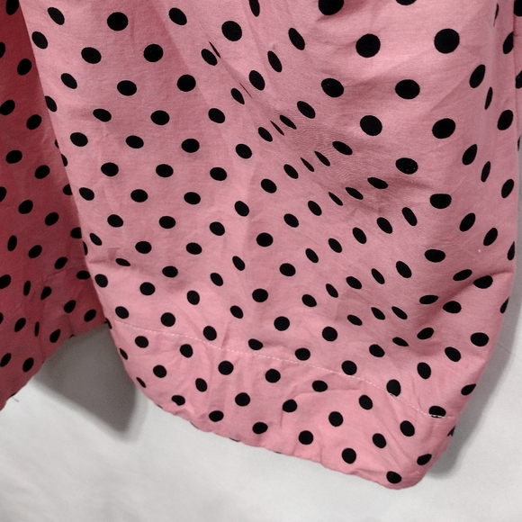 City Chic Annabella Dress Women's 18 Pink Black Babydoll Barbiecore Retro Y2K - Picture 6 of 10